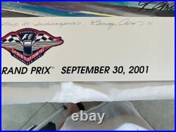 Randy Owens lithograph Formula 1 US Grand Prix at Indianapolis 2001