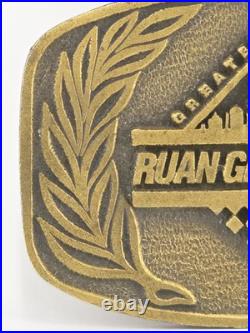 Rare 1989 Inaugural Ruan Grand Prix Belt Buckle L. E. 1 Of 500 Des Moines, IA