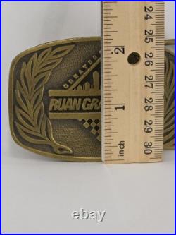 Rare 1989 Inaugural Ruan Grand Prix Belt Buckle L. E. 1 Of 500 Des Moines, IA