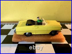 Rare Color Atlas HO Slot Car, Yellow Pontiac Grand Prix Convertible