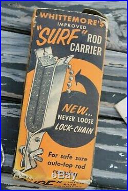 Rare Drip Rail Fishing Pole mount rare Vintage Accessory Rod Chevy Ford