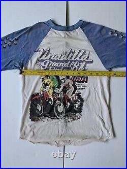 Rare Unadilla New Berlin Ny 1984 USA Motocross Grand Prix Mxgp Vintage T Shirt