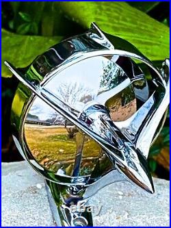Re-Chromed 1950's 1960's SUPERSITE SITE-MASTER Outside Rearview Mirrors