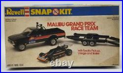 Revell Snap Kit MALIBU GRAND PRIX RACE TEAM Toyota Virage #6452 Partial Built