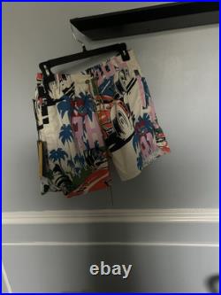 Rhude Grand Prix Shorts Multi Color