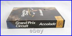 SEALED Accolade Grand Prix Circuit 1988 C64 Big Box PC RARE NEW NOS