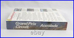SEALED Accolade Grand Prix Circuit 1988 C64 Big Box PC RARE NEW NOS