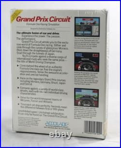 SEALED LOT 1988 Grand Prix Circuit / Unlimited Accolade RARE Big Box PC