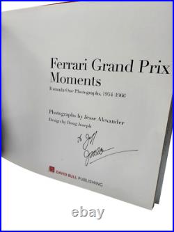 SIGNED Ferrari Grand Prix Moments by Jesse Alexander Autograph Hardcover Book