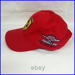 Scuderia Ferrari Formula One Indianapolis Red Strap Back Hat US Grand Prix