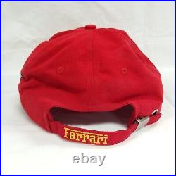 Scuderia Ferrari Formula One Indianapolis Red Strap Back Hat US Grand Prix