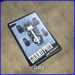 Signed Orig Dan Gurney #23 Eagle Grand Prix Formula One F1 Vintage Racing Poster