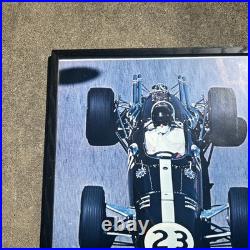 Signed Orig Dan Gurney #23 Eagle Grand Prix Formula One F1 Vintage Racing Poster