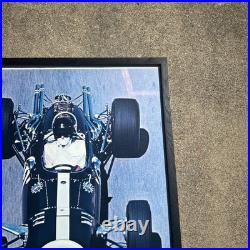 Signed Orig Dan Gurney #23 Eagle Grand Prix Formula One F1 Vintage Racing Poster