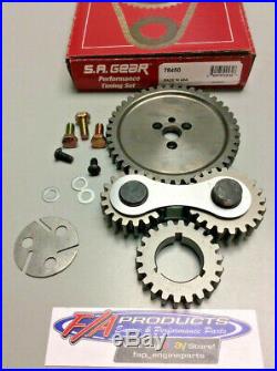Small Block Chevy 350 Roller Cam Engine Gear Drive Timing Kit S. A. GEAR 78450