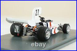 Spark 1/43 March 731 No. 27 1973 F1 United States Grand Prix 2nd J. Hunt Diecas