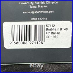 Spark 1/43 S7112 Brabham BT48 #5 4th Italian Grand Prix 1979 Niki Lauda USA