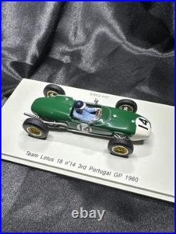 Spark 143 Lotus 18 RARE #14 Jim Clark Portugal Grand Prix 1960 ships USA box
