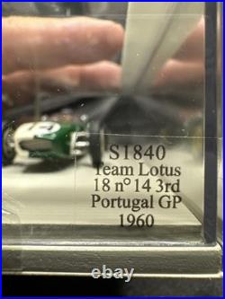 Spark 143 Lotus 18 RARE #14 Jim Clark Portugal Grand Prix 1960 ships USA box