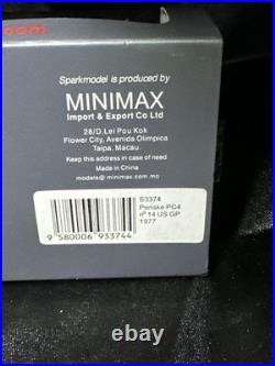 Spark 143 S3374 F1 1977 Penske PC4 Danny Ongais US GP Interscope Racing USA