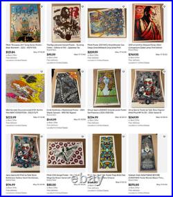 Steve Thomas TRON Encom Grand Prix Poster 2010 Acme Archives #20/150 COA