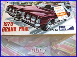 Super Rare! Factory-sealed Original Vintage Mpc 1970 Pontiac Grand Prix Kit