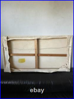 Teo Fabi Formula 1 Race Car Motorsports Racing Oil Painting Vintage Modern F1