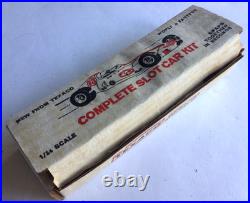 Texaco Grand Prix Vanwall F1 Racing 124 Slot Car Kit in Orig Box 1960s Vintage