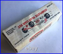 Texaco Grand Prix Vanwall F1 Racing 124 Slot Car Kit in Orig Box 1960s Vintage