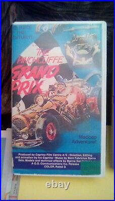 The Pinchcliffe Grand Prix RARE Video Gems label 1975 VHS stop-motion animation