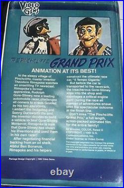 The Pinchcliffe Grand Prix Video Gems label stop-motion animation 1981 Beta