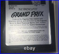 The Pinchcliffe Grand Prix Video Gems label stop-motion animation 1981 Beta