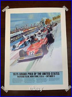 Toyota Grand Prix At Watkins Glen By Michael Turner The Famous Racecar Artist