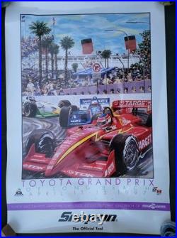 Toyota Grand Prix Long Beach By Randy Owens SNAP ON Poster 28x18 Rare