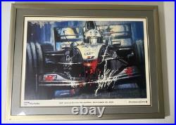 U. S. Grand Prix 2001 Limited Edition Lithograph Signed By Sylvain Tremblay /300