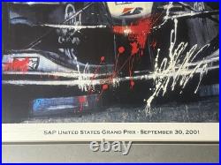 U. S. Grand Prix 2001 Limited Edition Lithograph Signed By Sylvain Tremblay /300