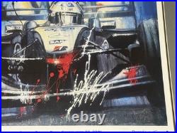 U. S. Grand Prix 2001 Limited Edition Lithograph Signed By Sylvain Tremblay /300