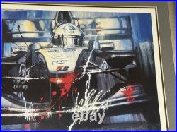 U. S. Grand Prix 2001 Limited Edition Lithograph Signed By Sylvain Tremblay /300