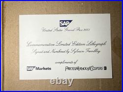 U. S. Grand Prix 2001 Limited Edition Lithograph Signed By Sylvain Tremblay /300