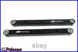 UMI 64-72 Chevelle A-Body Rear Boxed Lower Control Arms Roto Joints Black