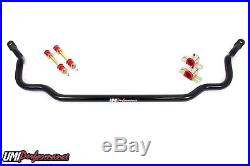 UMI Performance 64-72 GM A-Body Chevelle 1.250 Solid Front Sway Bar Black