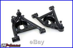 UMI Performance 78-88 G-Body Front Control Arms Kit Std Upper Ball Joint Black