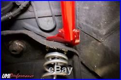 UMI Performance 78-88 Regal El Co G-Body Rear Shock Tower Brace, Bolt In Red