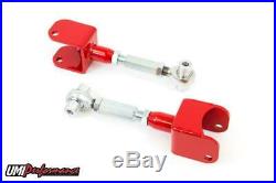 UMI Performance 78-88 Regal G-Body Double Adjustable Rear Control Arms Kit Red