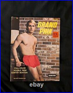 VINTAGE 1960's Grand Prix #1 Magazine Physique Men Gay Interest