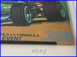VINTAGE 1971 Questor Grand Prix Ontario Motor Speedway F 1 by Dale W. King Poster