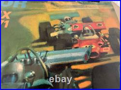 VINTAGE 1971 Questor Grand Prix Ontario Motor Speedway F 1 by Dale W. King Poster