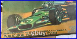 VINTAGE 1971 Questor Grand Prix Ontario Motor Speedway F 1 by Dale W. King Poster