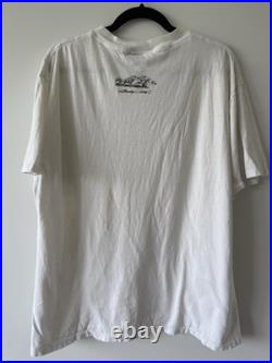 VINTAGE 1996 Perry Ellis Grand Prix Club Racing Randy Owens Retro Art T-Shirt