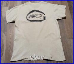 VINTAGE 60s RUSSELL T SHIRT MENS L LARGE GRAND PRIX BELGIUM DAN GURNEY MK1 EAGLE